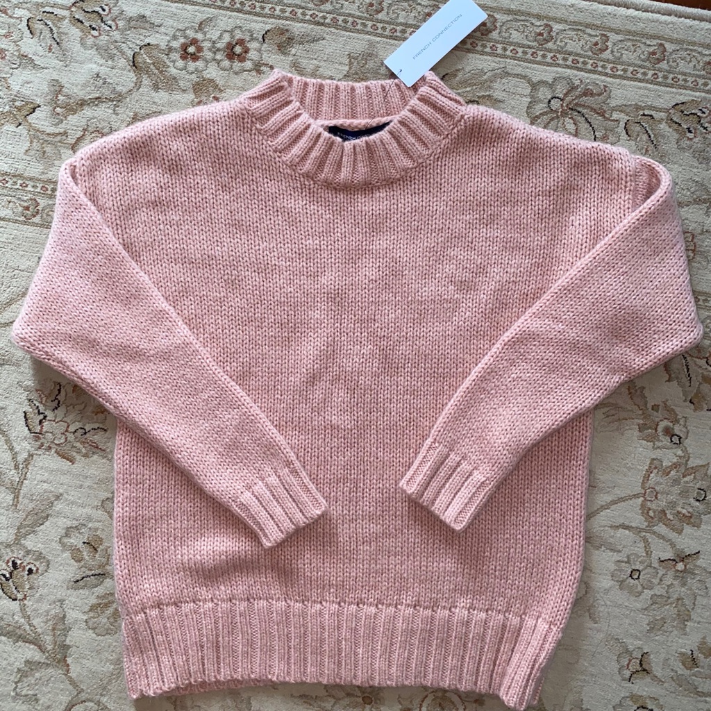 Brand New French Connection Sweater Pink Sz Small